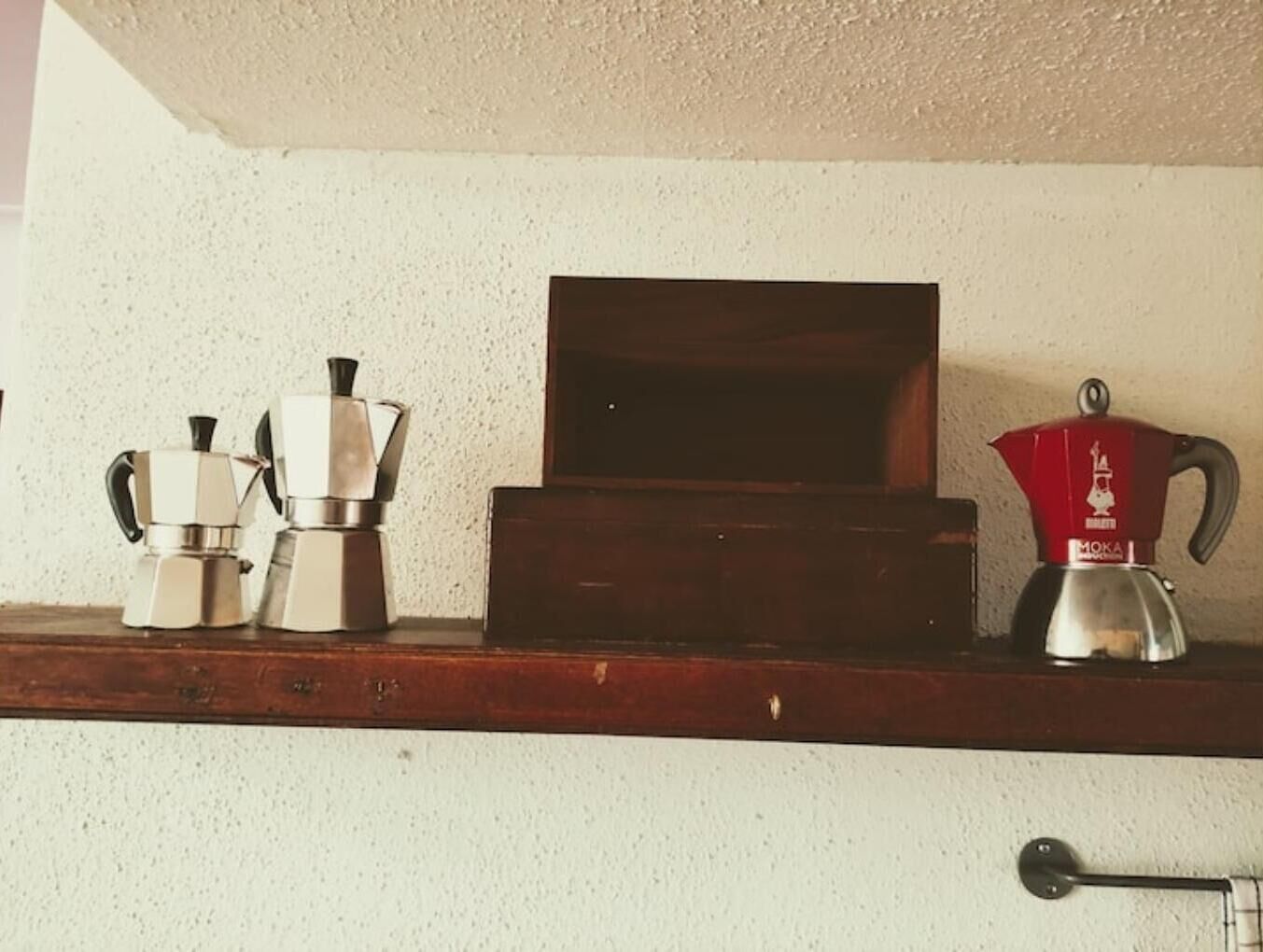 our Italian mocca machines for the true tasty coffee <3