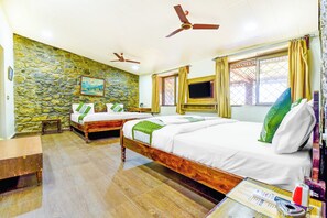 Family Quadruple Room | Free WiFi, bed sheets, wheelchair access - Hotel Castle Rock Mount Abu by SAH (Abu Road)