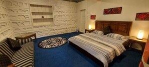 Quarto casal luxo | Quartos à prova de som, ferros/tábuas de passar roupa, Wi-Fi de cortesia