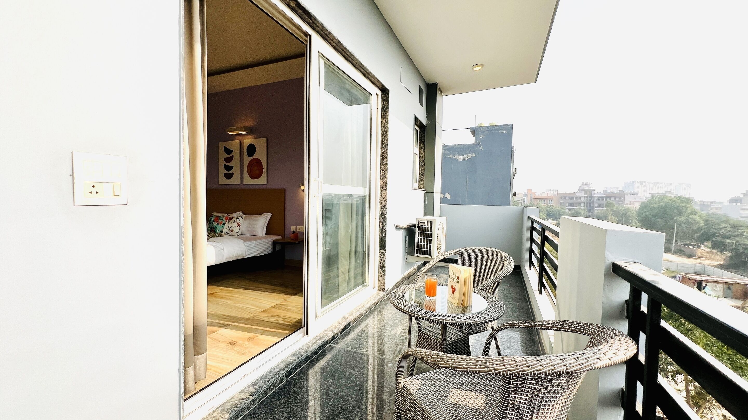 Vue depuis le balcon