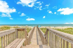 Tæt på stranden
