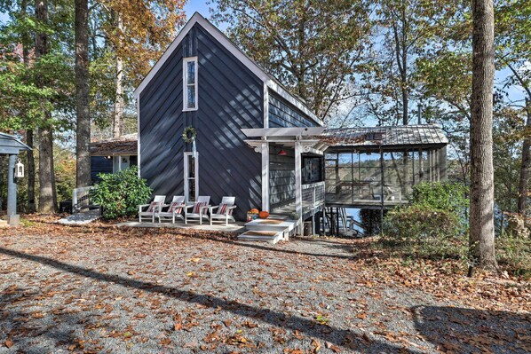 House (1 Bedroom) | Front of property - 'the Chalet on Sinclair' w/ Private Dock & Kayaks! (Eatonton)