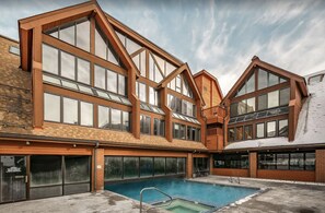 Indoor pool, outdoor pool