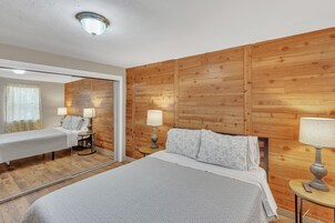 Apartment, 2 Bedrooms | 2 bedrooms, desk, laptop workspace, iron/ironing board