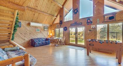 Secluded Log Cabin < 1 Mi to Munger State Trail!