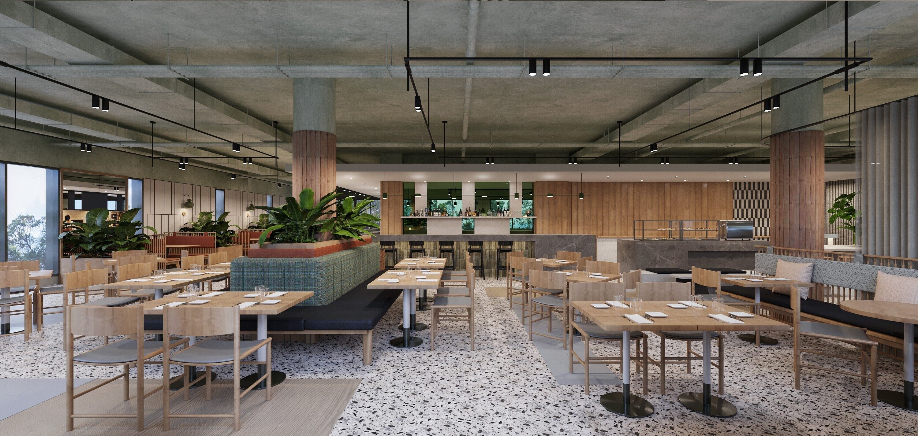 朝食 (オーダー形式)、毎日提供 (1 名様 32 AUD)