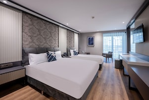 Roupas de cama premium, cofres nos quartos