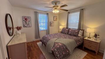 2 chambres, fer et planche Ă repasser, Wi-Fi gratuit, draps fournis