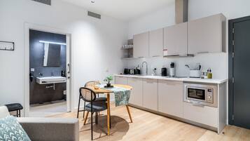 Studio - disability access | Private kitchen | Fridge, microwave, stovetop, dishwasher