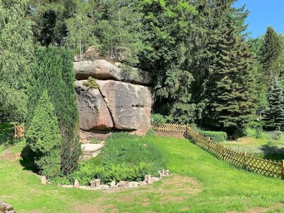 Waldferienhaus Dunja mit Whirlpool, Sauna u Garten