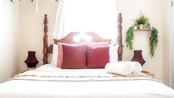 4 habitaciones y ropa de cama