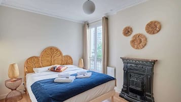 1 soverom, strykejern/-brett, wi-fi (inkludert) og sengetøy