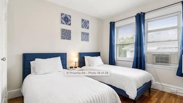 2 habitaciones, tabla de planchar con plancha, cuna de viaje y wifi