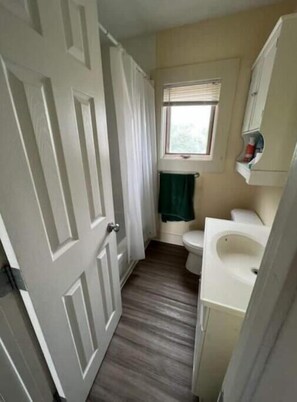 Towels, soap, toilet paper