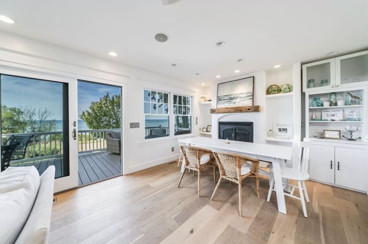 TV connectée, cheminée