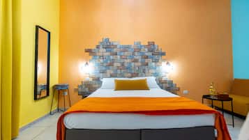 1 bedroom, premium bedding, down duvets, desk