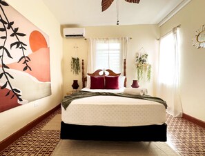 2 soveværelser, sengetøj