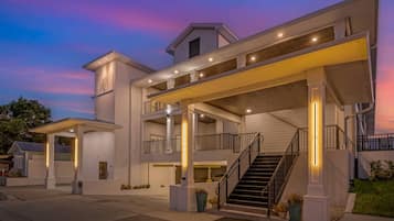 Voorkant van accommodatie