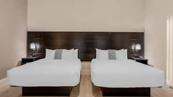 Standard Room, 2 Queen Beds, Non Smoking, Balcony (Garden Side) | Premium bedding, down comforters, pillowtop beds, desk
