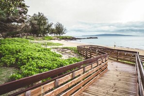 Sun loungers, beach towels