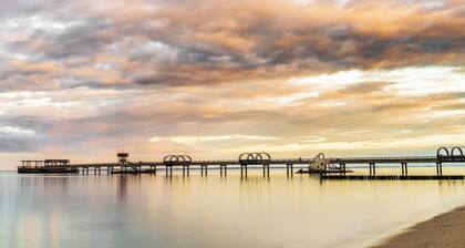 Wolke 7 – Herz von Kellenhusen. Familienfreundlich. Sauna. Balkon.