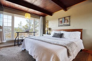 1 غرفة نوم ومكتب وواي فاي مجانًا وملاءات أسرّة