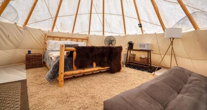 Buffalo Tipi at Highland Meadows