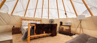 Buffalo Tipi at Highland Meadows