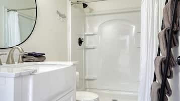 Hair dryer, towels