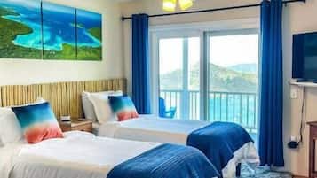 2 bedrooms, in-room safe, iron/ironing board, WiFi
