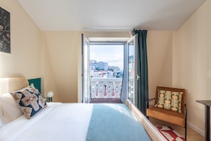 Three-Bedroom Penthouse Apartment | Individually decorated, individually furnished, desk, laptop workspace