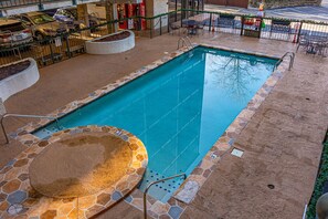 Indoor pool, outdoor pool