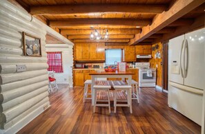 Fridge, microwave, oven, stovetop - Unique cabin in the city pool home  (Lutz)