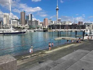 Marina - Quiet Viaduct Studio apartment with car park. (Auckland)