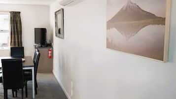 Two Bedroom Unit | Living area | 32-inch LCD TV with satellite channels