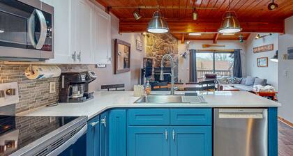 Tranquil & sunlit lake retreat with pool, fire pit, & views - near skiing & golf