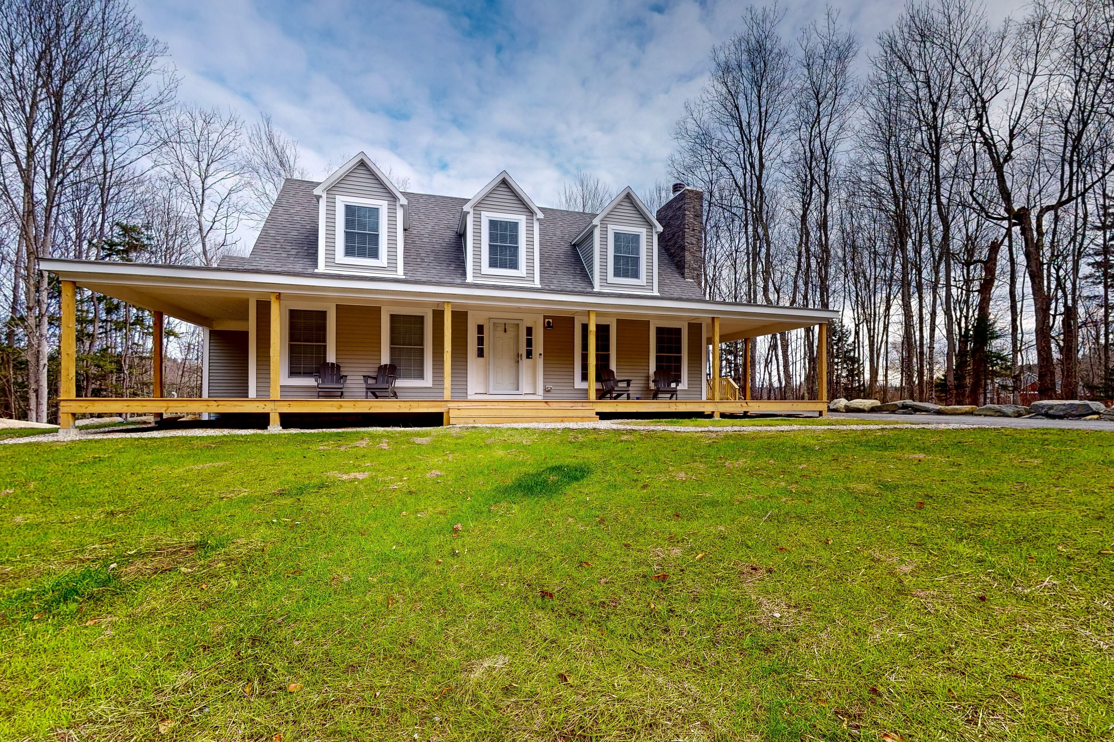 Gorgeous home near Mount Snow with hot tub, game tables, fireplace, & desk