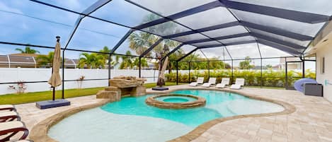 Una piscina climatizada