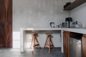 Fridge, microwave, oven, stovetop - Walkable Location Beach Club Access (Tulum)