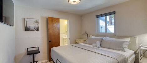 1 makuuhuone, työpöytä, silitysrauta/-lauta, ilmainen Wi-Fi