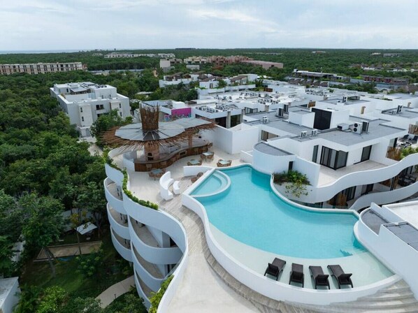 Pool - Hunab Kah Beach Club Access + Jungle Views (Tulum)
