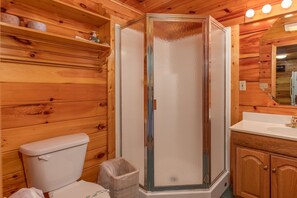 Dusche, Whirlpool, Handtücher