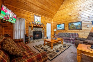 Smart-TV, Kamin, Videospiele