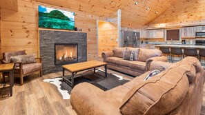 Smart TV, chimenea, videojuegos y futbolito 