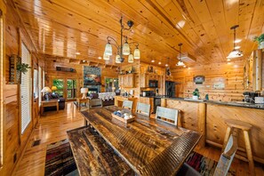Interior - Outdoor Fireplace And Gorgeous Mountain Views (SEVIERVILLE)