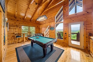 Game room - Outdoor Fireplace And Gorgeous Mountain Views (SEVIERVILLE)