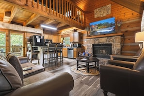 Interior - Authentic Log Cabin close to Pigeon Forge*Fire Pit*Hot Tub (PIGEON FORGE)