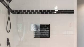 Shower, hair dryer