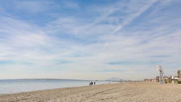 Vlak bij het strand