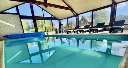 Maison de vacances 'O Gßte Bleu' avec piscine intérieure privée et chauffée